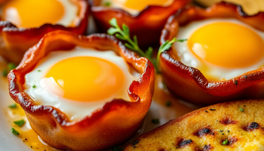 Bacon-Wrapped Eggs: A Keto-Friendly Breakfast Delight