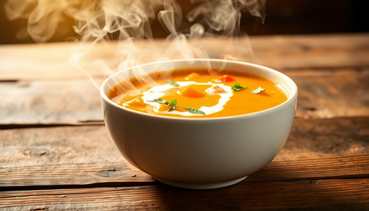 Warm Up with Keto Vegan Coconut Curry Soup