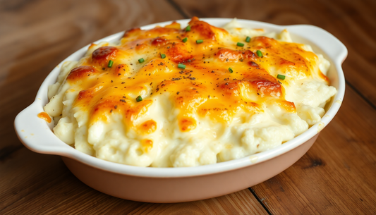 Creamy and Cheesy Keto Cauliflower Casserole